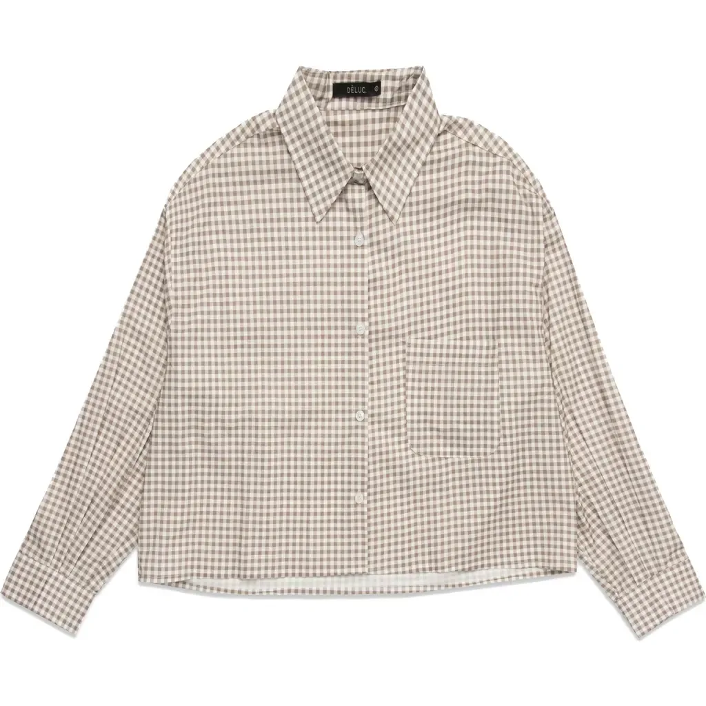 Lance Check Print Cotton Poplin Shirt