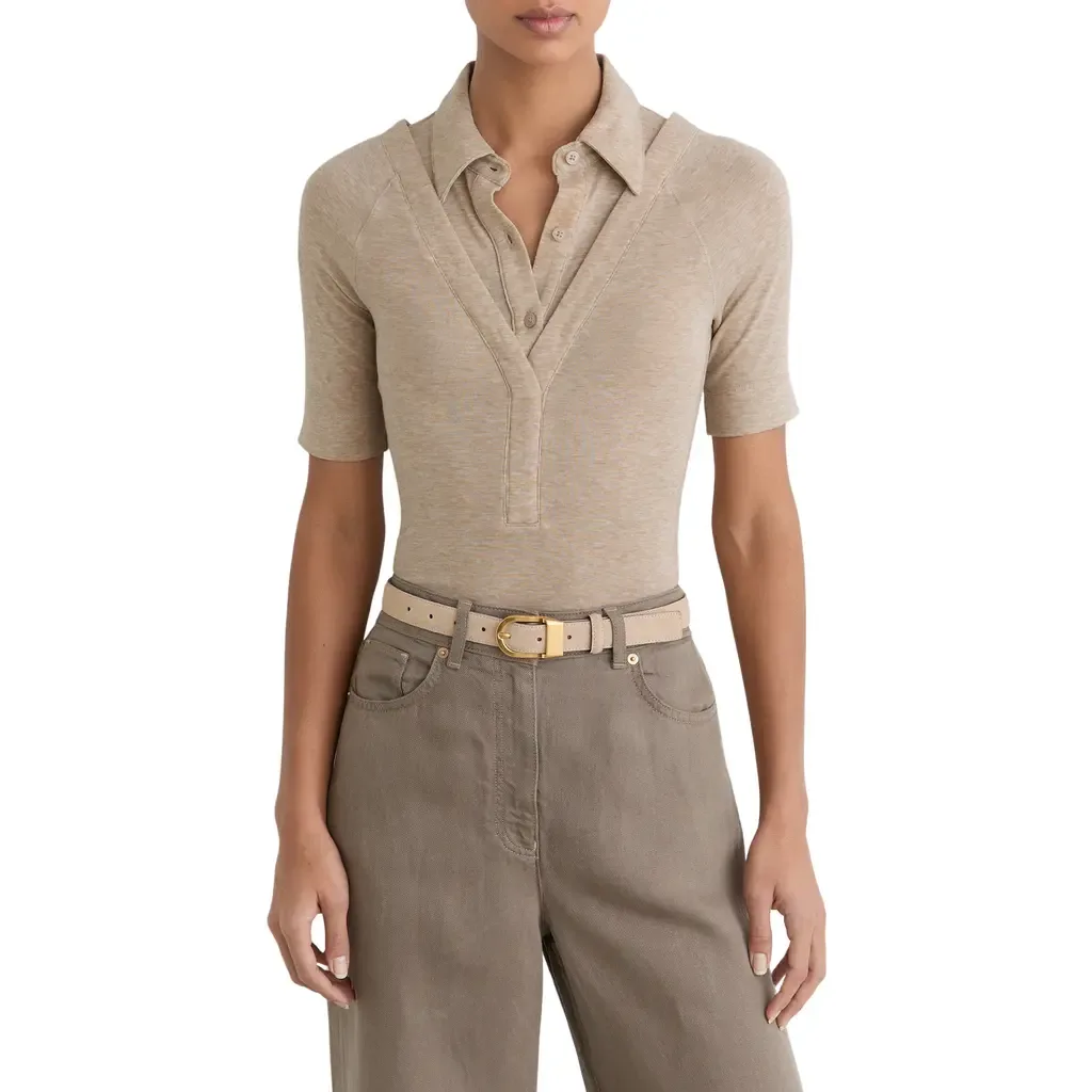 Shona Layered Look Polo by Reiss