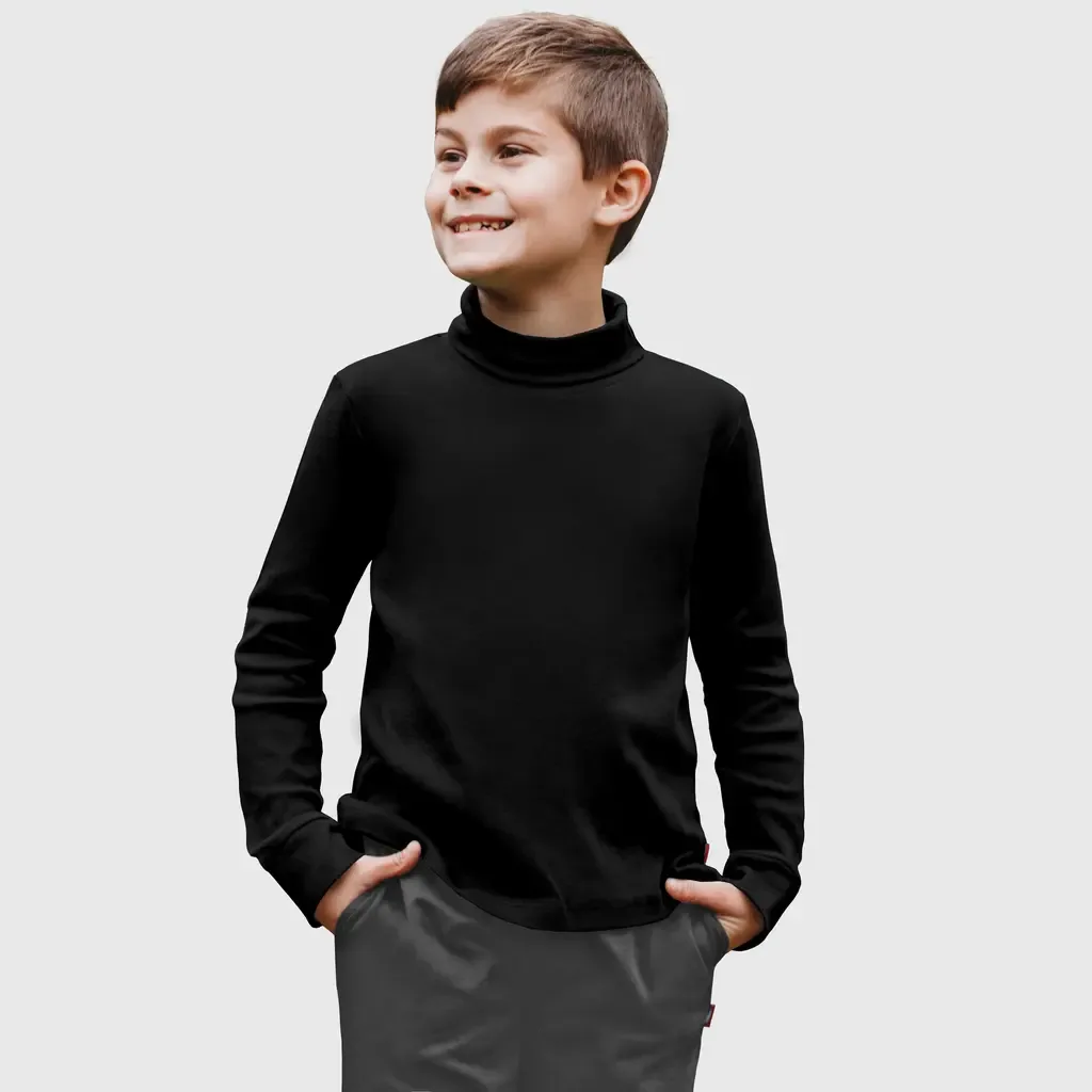 Soft 100% Cotton Turtleneck by CITY THREADS