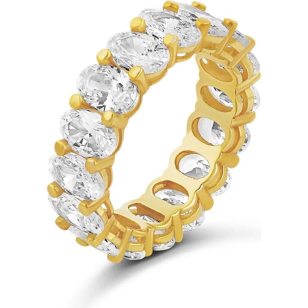 Cubic Zirconia Eternity Band