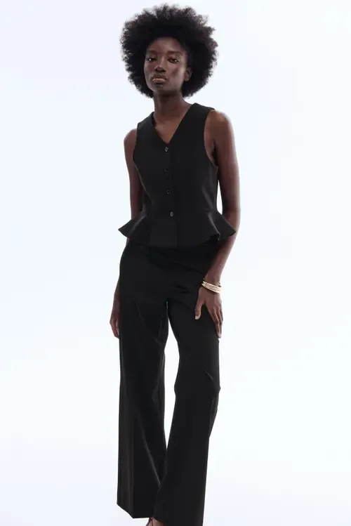 Bootcut Twill Trousers by H&M