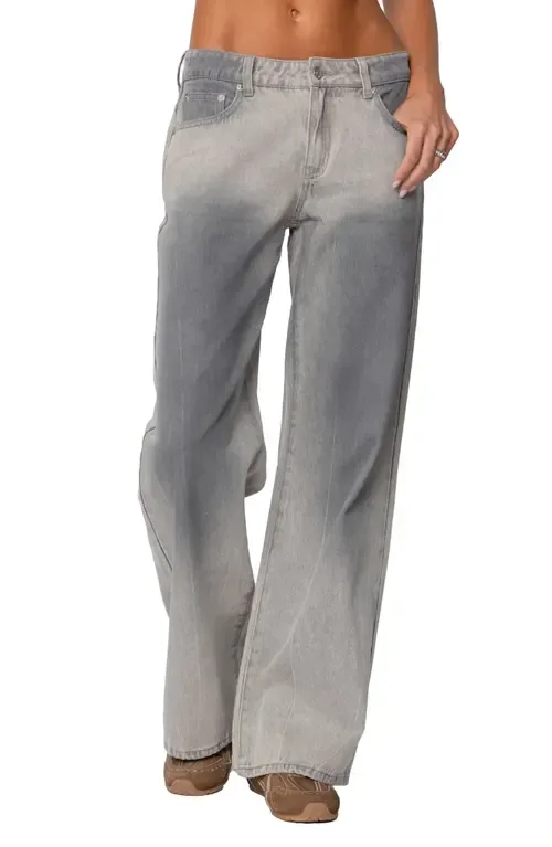 Joe Low Rise Wide Leg Jeans by EDIKTED