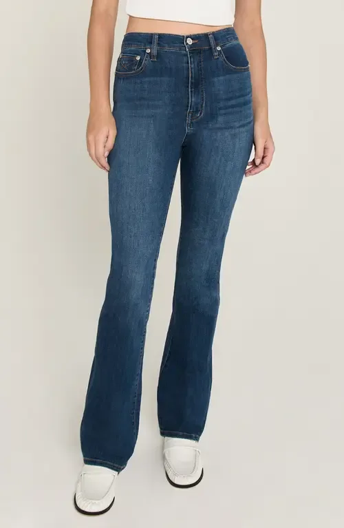 Chloe High Waist Slim Bootcut Jeans by Unpublished