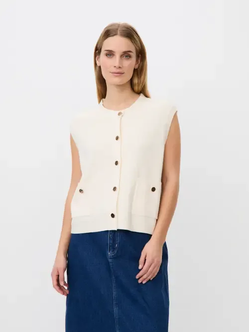 MaLossan Button-Front Knit Vest by Masai Copenhagen