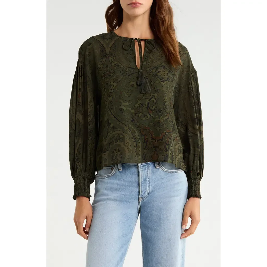 The Moment Print Top by Sanctuary