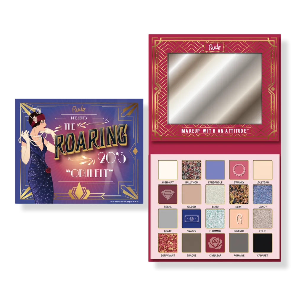 The Roaring 20's Eyeshadow Palette - Opulent by Rude