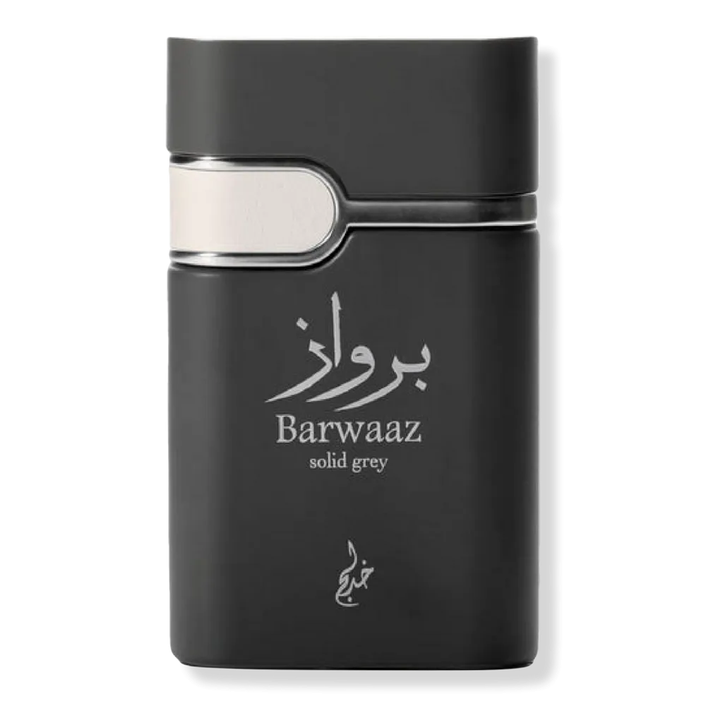 Barwaaz Solid Grey Eau De Parfum Spray by Khadlaj Perfumes