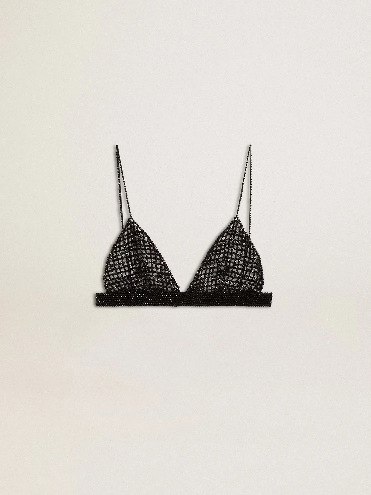 Crochet Top with Crystals by Golden Goose