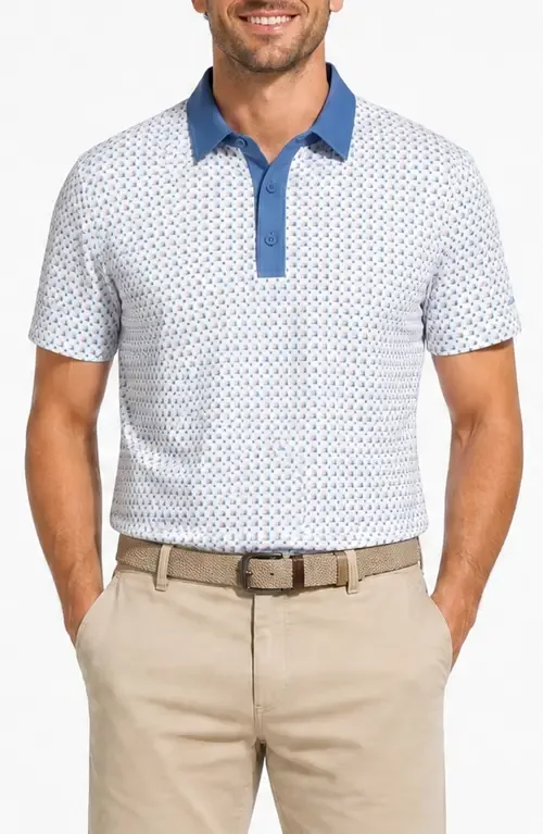 Geo Tech Jersey Golf Polo by Ben Sherman