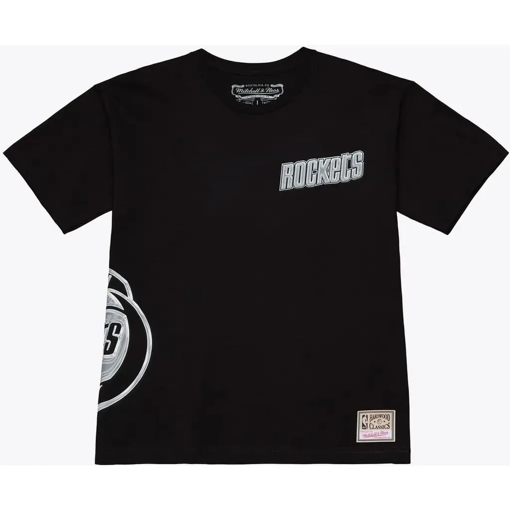 Mitchell & Ness Houston Rockets Chrome Heritage T-Shirt by Mitchell & Ness