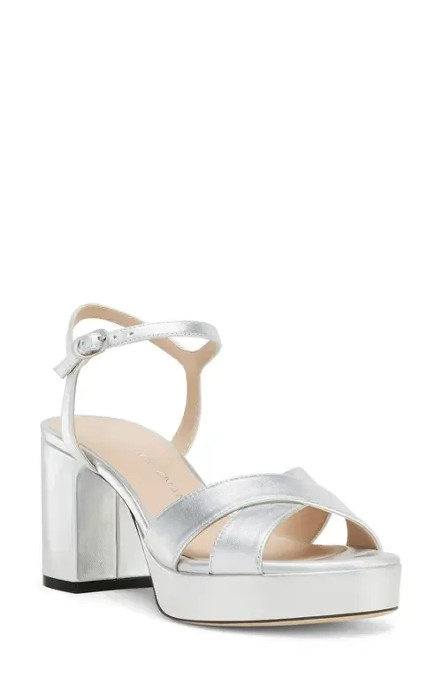 Dayna Ankle Strap Platform Sandal by Stuart Weitzman