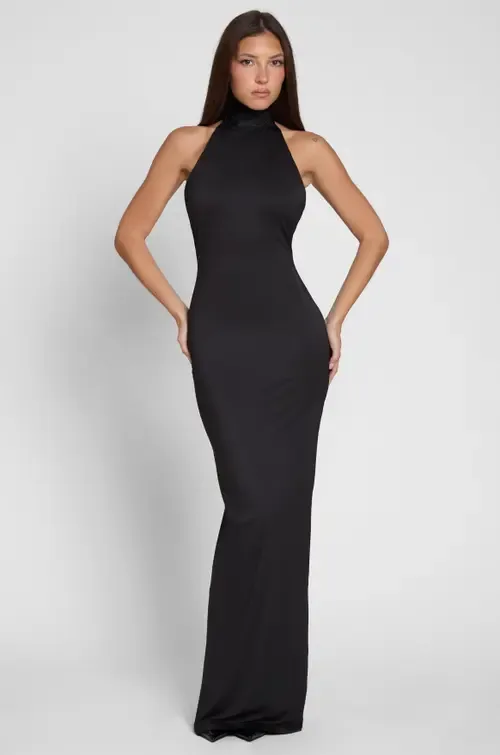 Alaia Drape Maxi Dress by LEAU