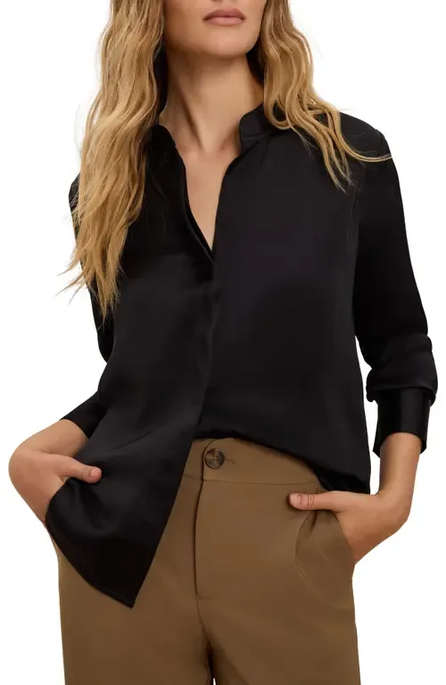 Day Gloss Button-Up Shirt by NIC+ZOE