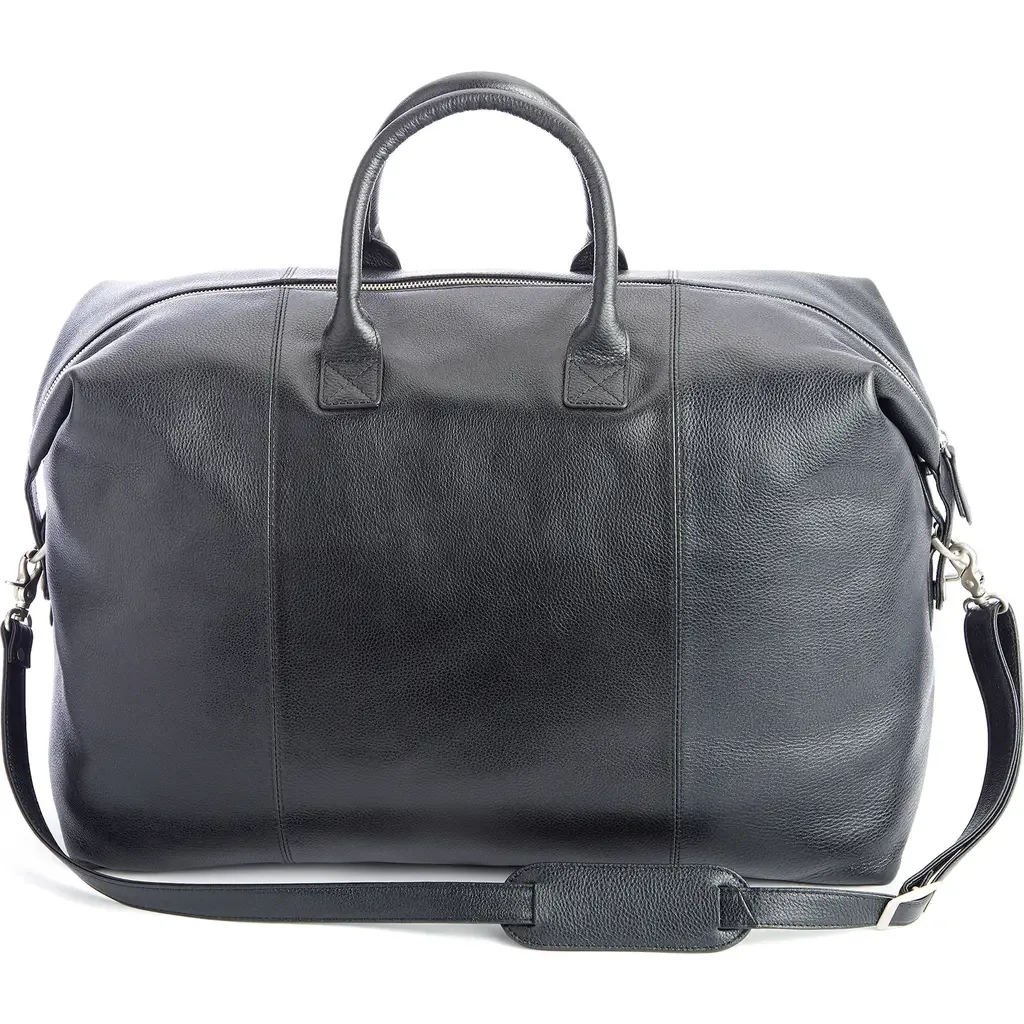 Personalized Weekend Leather Duffle Bag by ROYCE New York
