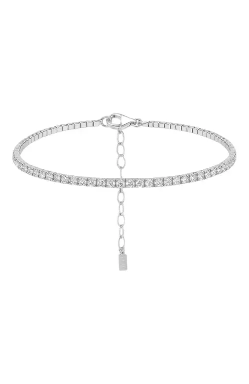 Pave CZ Tennis Anklet by BEN ONI