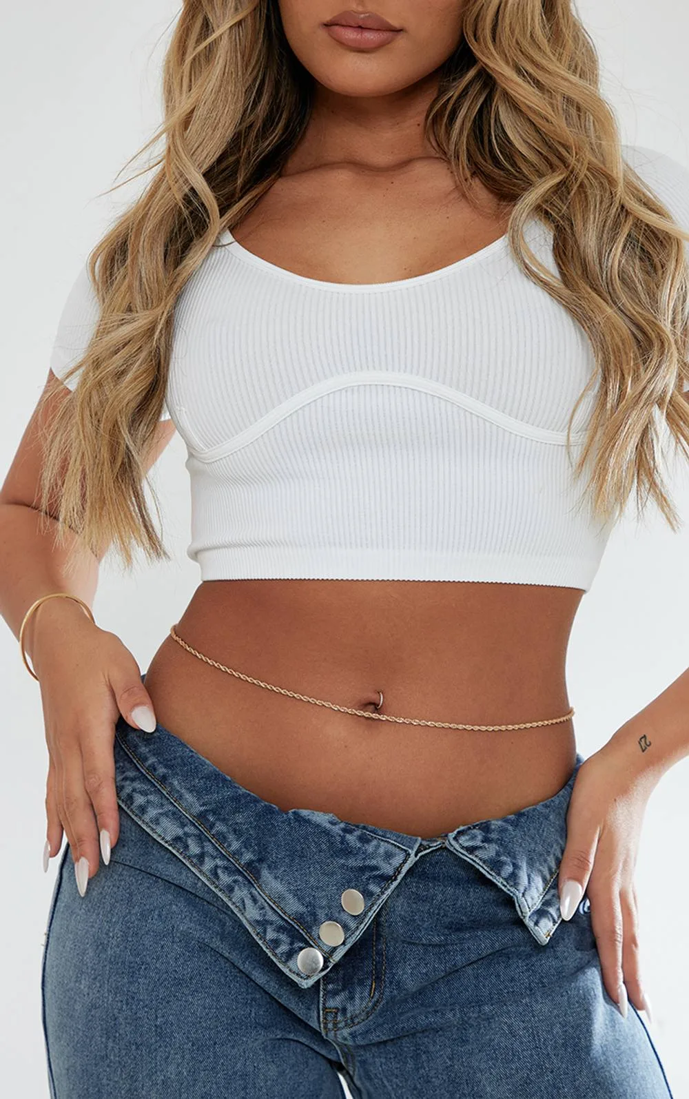 Twist Rope Belly Chain by PrettyLittleThing