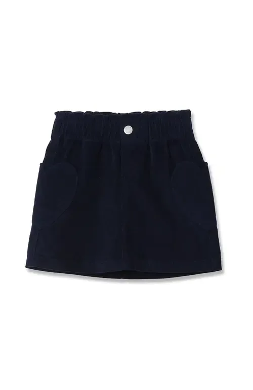 Corduroy Skirt with Heart Pockets by Lands' End