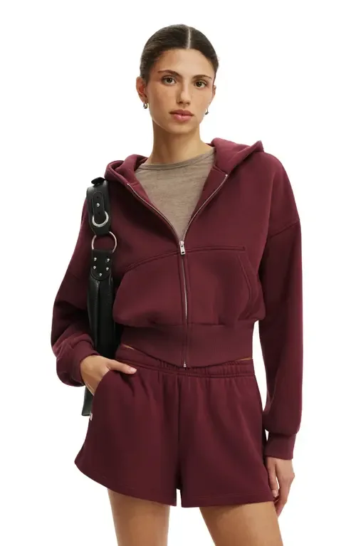 Oversized Zip Through Hoodie