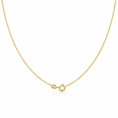 Sterling Silver Gold-Flashed Necklace by Donatello Gian