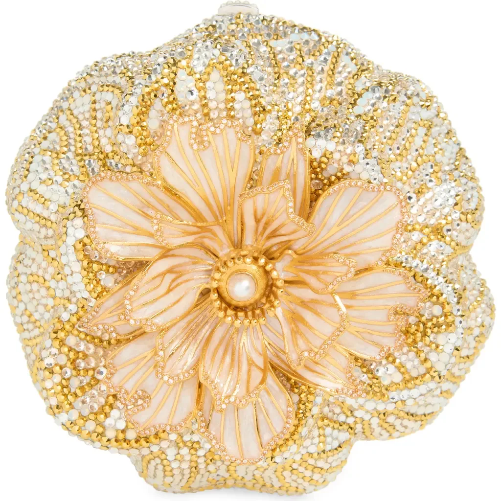 Magnolia Crystal Minaudière by JUDITH LEIBER COUTURE