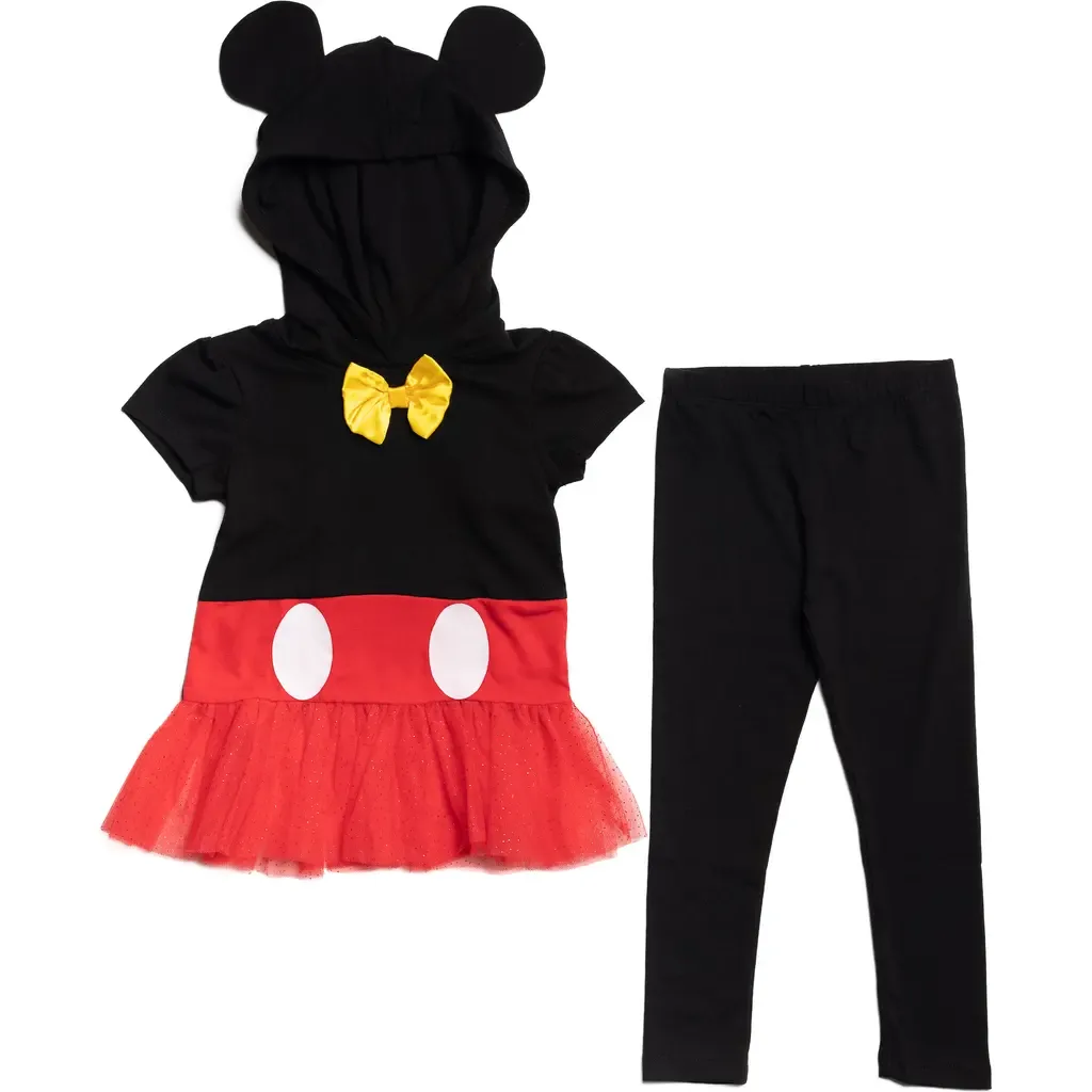 Cosplay 2-Piece Hooded Tee and Leggings Set by Disney