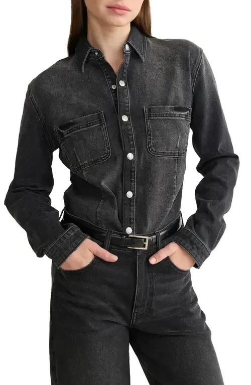 BNA Soft Curve Barrel Jeans by WARP+WEFT