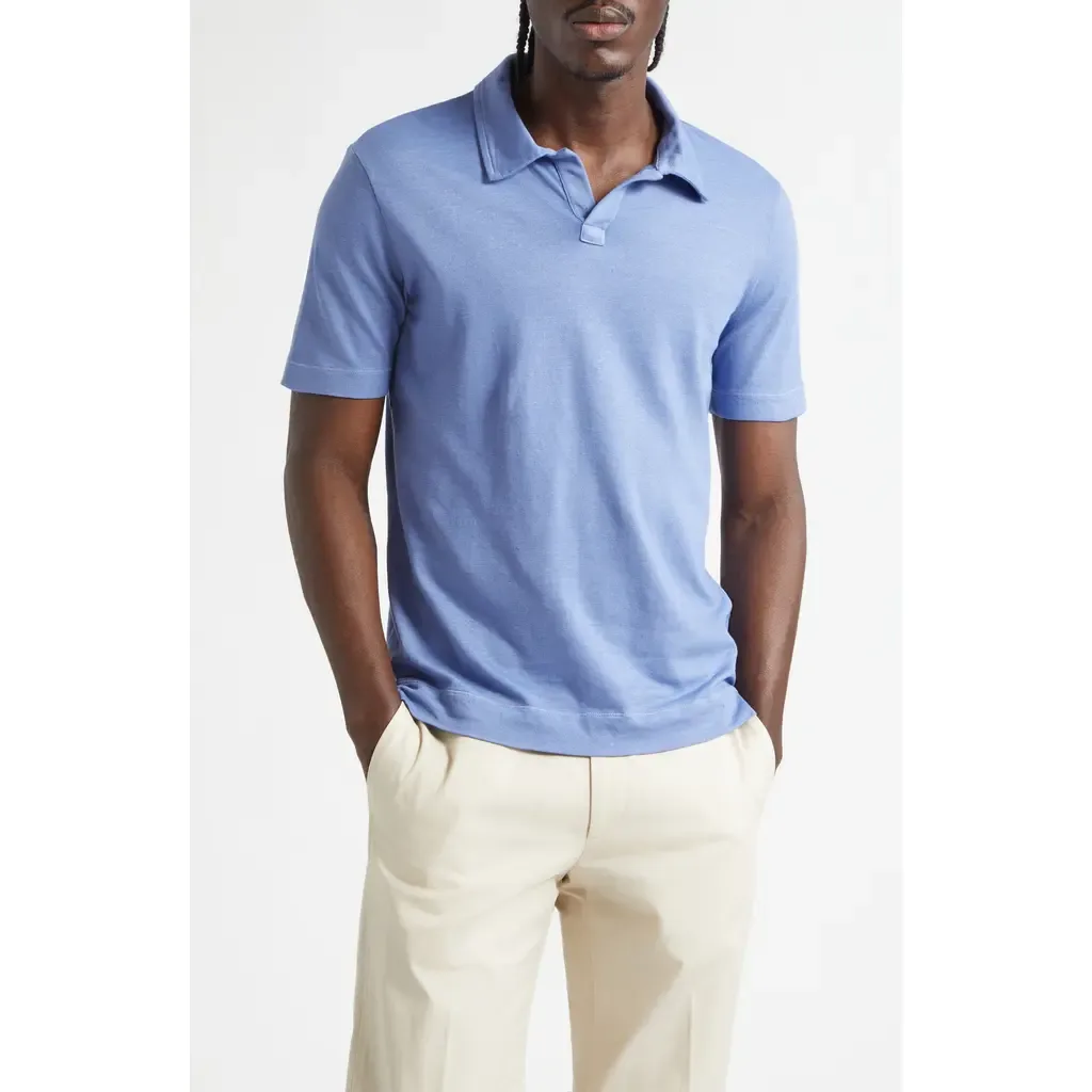 Aruba Linen & Cotton Polo by Massimo Alba