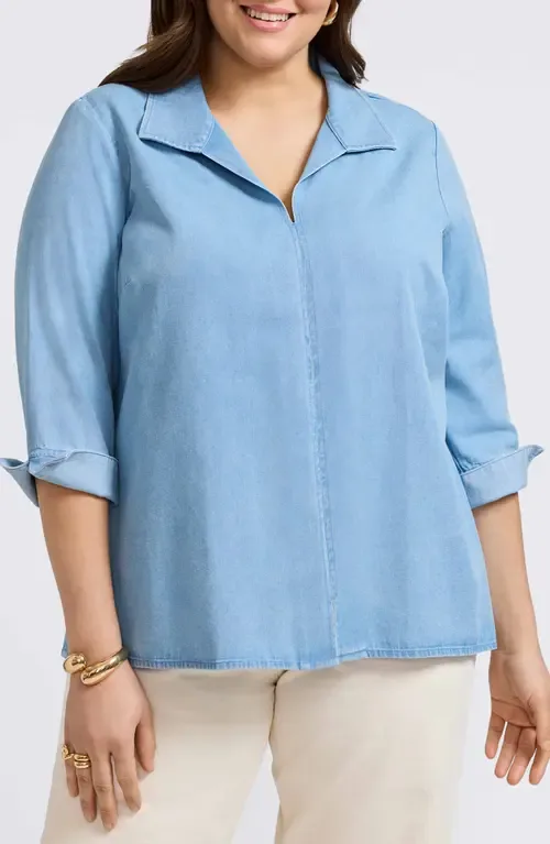 Agnes Denim Shirt by Foxcroft
