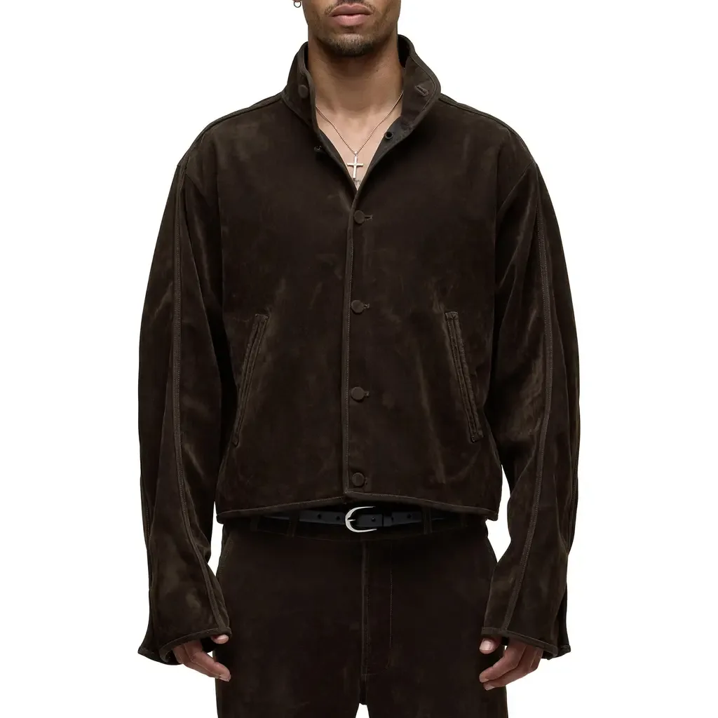 Faux Suede Jacket