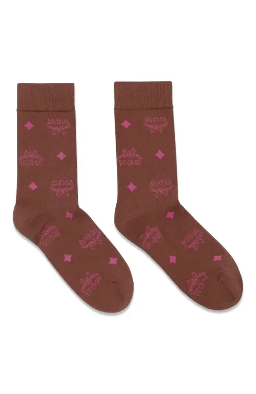 Monogram Knit Socks by MCM