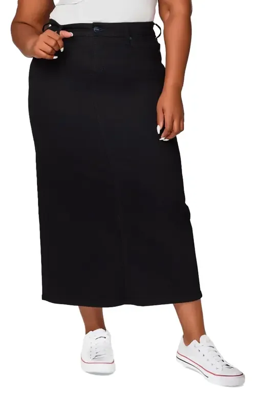 Denim Maxi Skirt by SLINK Jeans