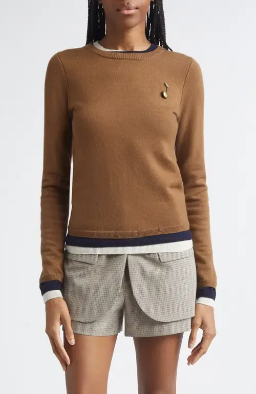Triple Layer Merino Wool Sweater by MONSE