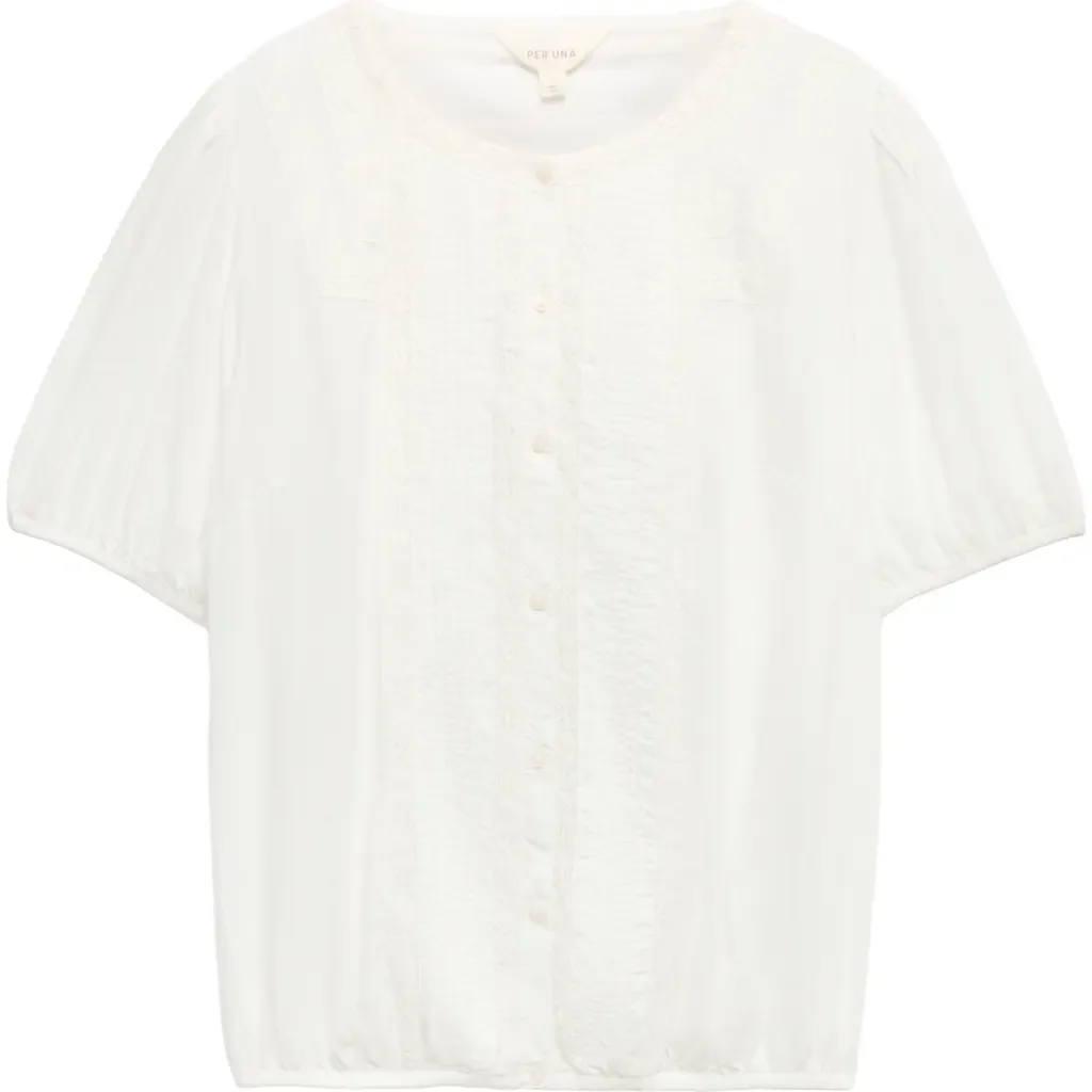 Pintuck Lace Inset Top by PER UNA BY M&S