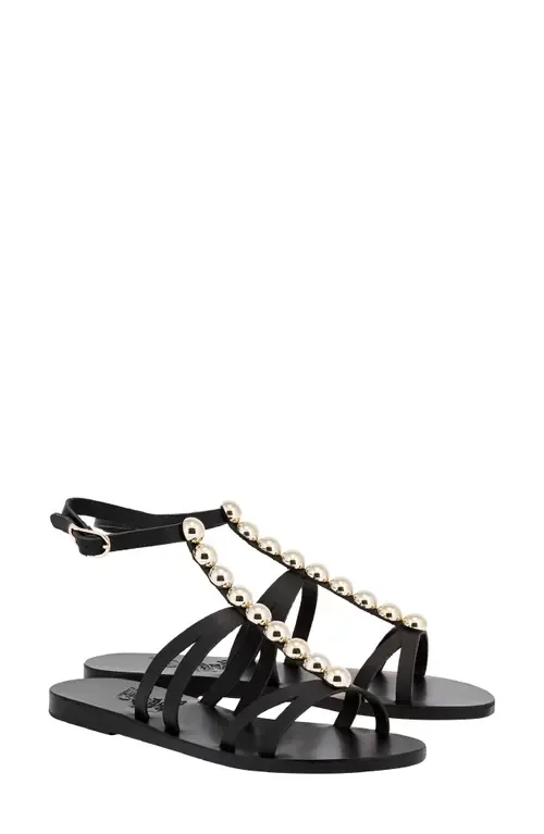 Doris Embellished Ankle Strap Sandal by Ancient Greek Sandals