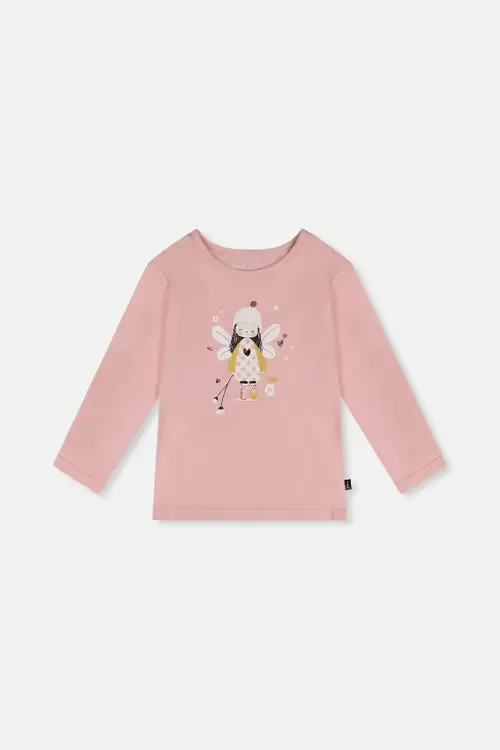 Organic Cotton Angel Detail Long Sleeve T-Shirt by Deux par Deux