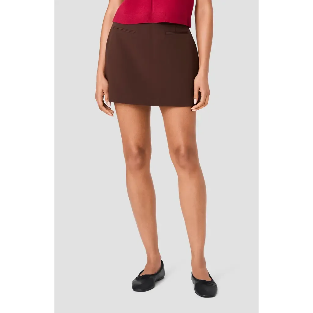 Azra Stretch Twill Miniskirt by French Connection