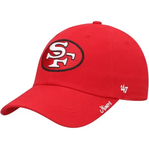 '47 Scarlet San Francisco 49ers Miata Clean Up Legacy Adjustable Hat by '47