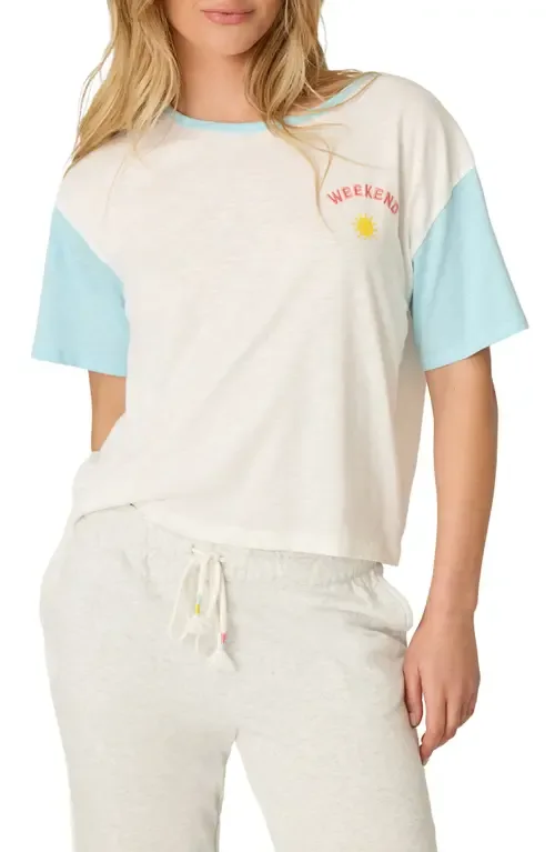 Sunday Funday Cotton Blend Pajama T-Shirt by PJ Salvage