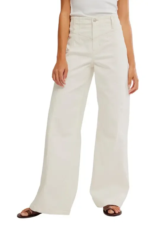 Libre Front Yoke Wide Leg Jeans