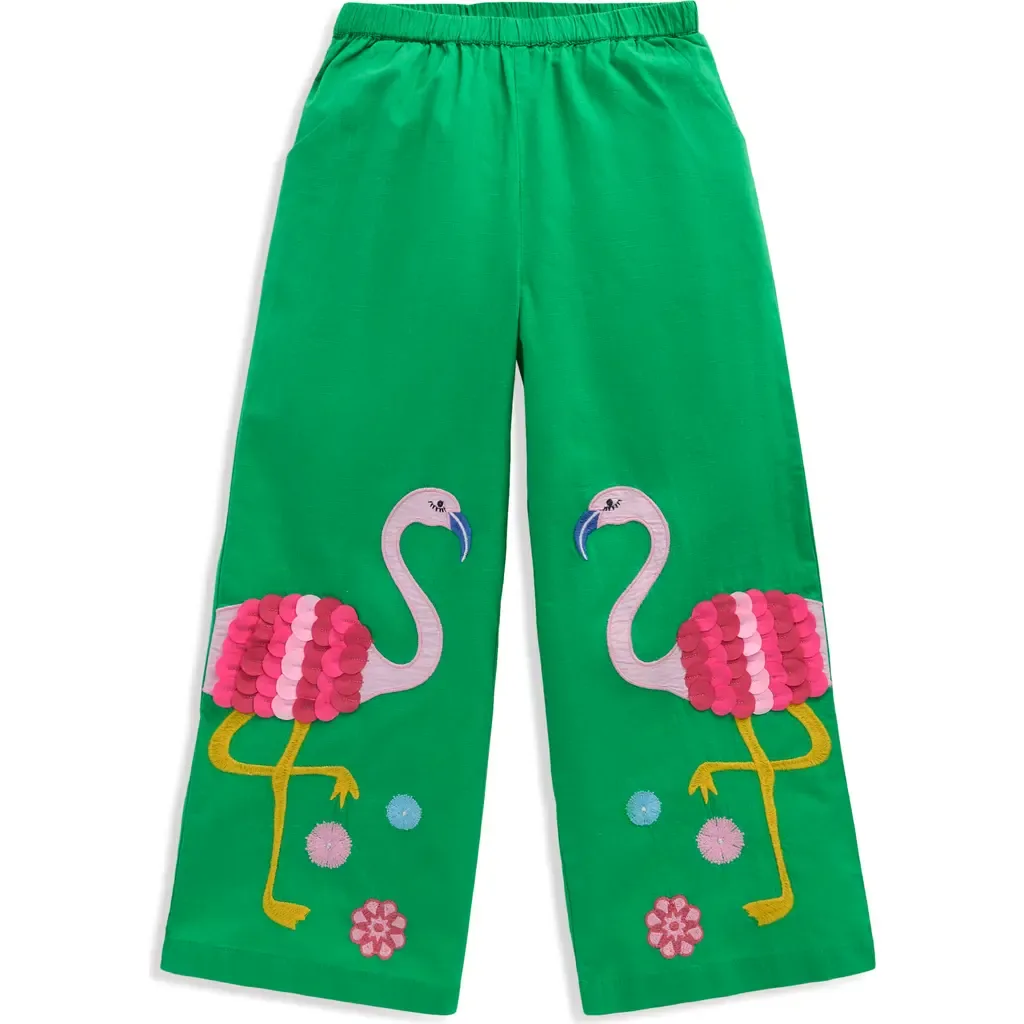 Appliqué Pull-On Pants by Mini Boden
