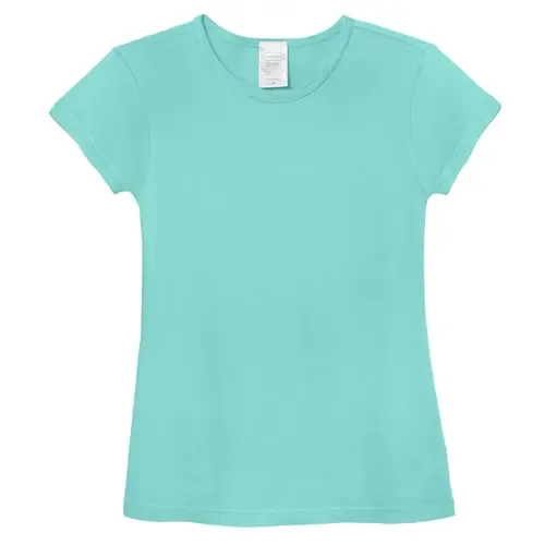 Organic 100% Cotton Soft Jersey Cap Sleeve Crew Tee by CITY THREADS