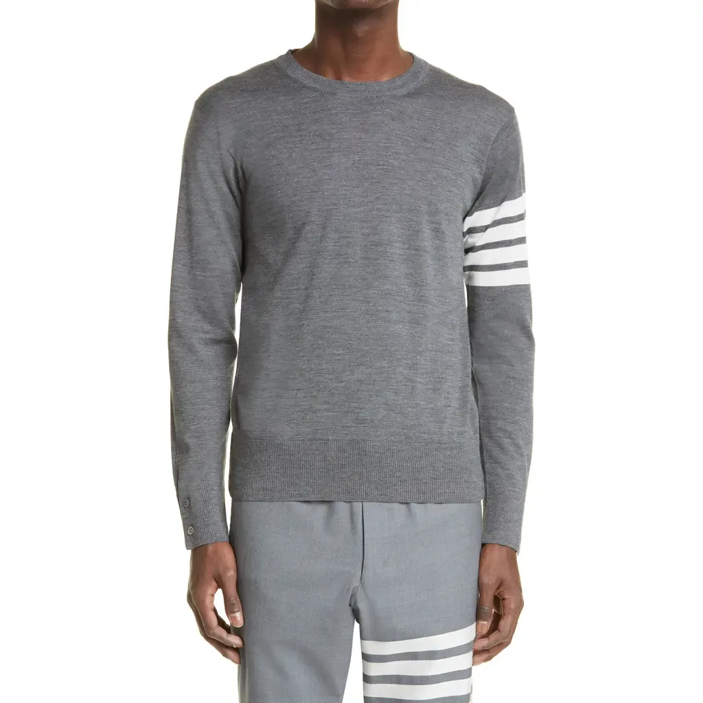 4-Bar Merino Wool Sweater