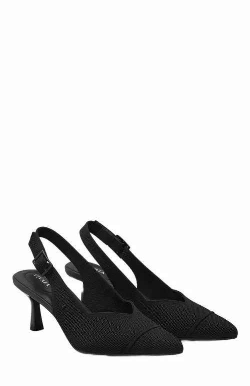 Addison Pointed-Toe Slingback Sandals by VIVAIA