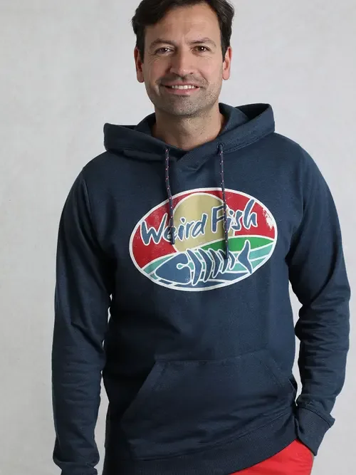 Bryant Graphic Popover Hoodie by Weird Fish