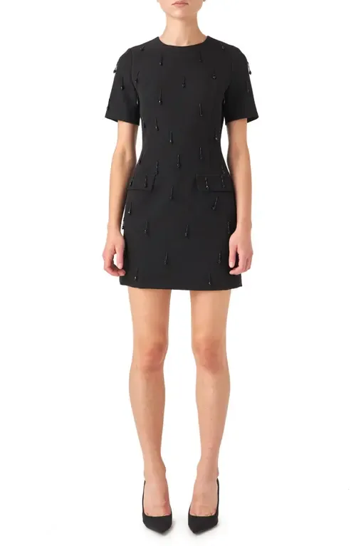 Beaded Fringe Minidress by Endless Rose