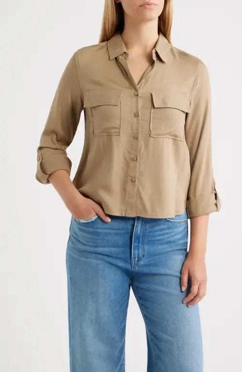 Felicity Button-Up Shirt by beachlunchlounge