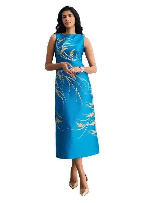 Eden Jacquard Dress by The Fold