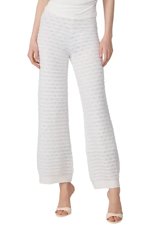 Barbara Mixed Stitch Cotton Blend Knit Pants by Diane von Furstenberg