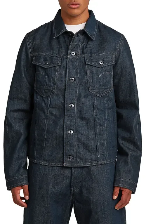 Slim 3D Dart Jacket in Neo Raw Denim by G-STAR