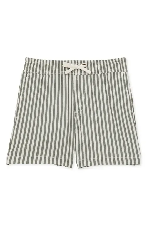 Bay Seersucker Striped Swim Shorts by Reiss